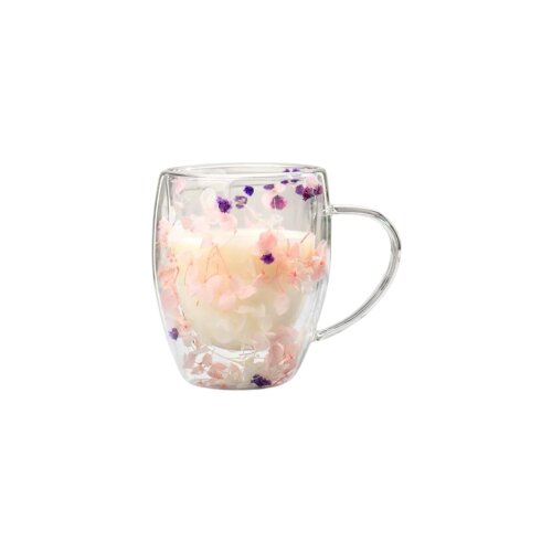 Flower 5 šolja dupli zid – 350ml Cene