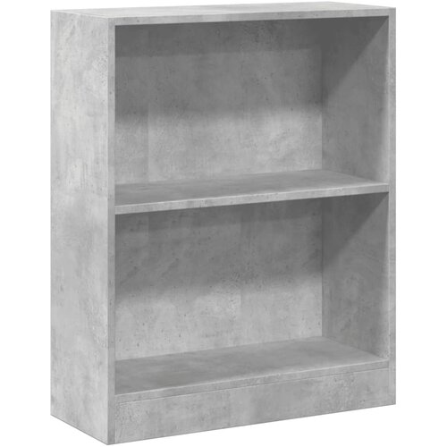 Maison Chic Knjižna omara - Knjižni regal betonsko siva 60x24x76 cm konstruiran les, (21725151) Slike