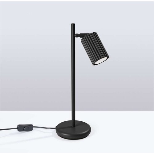 Stolna sollux SL.1586 - stona lampa karbon 1xGU10/10W/230V crna Slike