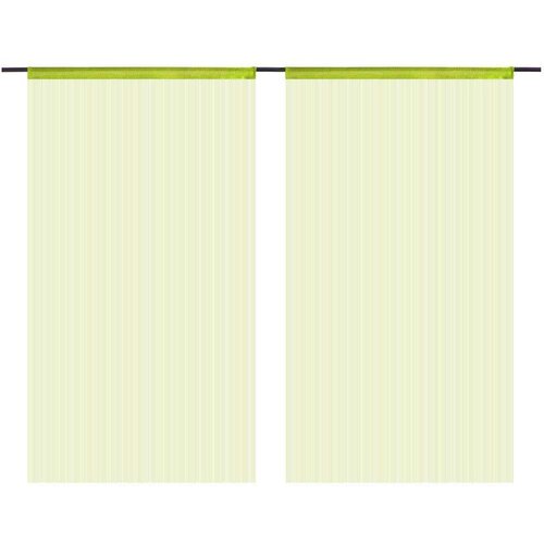  Končane Zavjese 2 kom 100x250 cm Zelene Cijene