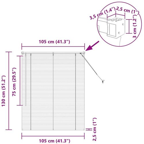  Zavjesa za prozor sa zavjesama Srebrna 105 x 130 cm Aluminij Slike