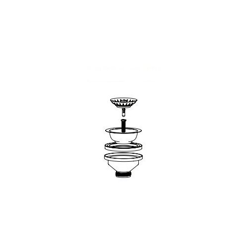 Sink Solution odtočno grlo brez pp 114 (3 1/2&amp;amp;quot;) Slike