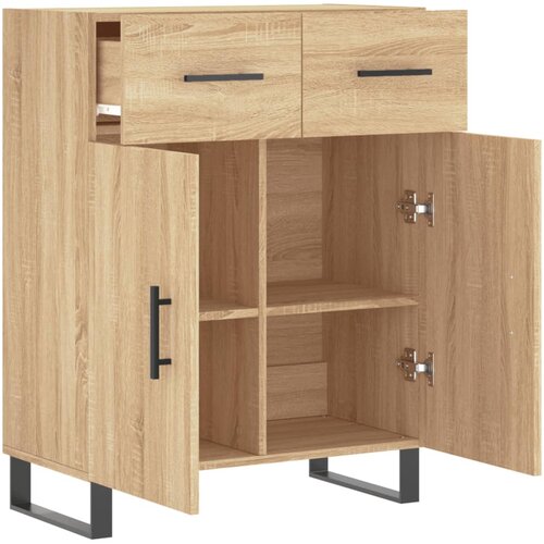 Komoda boja hrasta sonome 69,5x34x90 cm od konstruiranog drva Slike