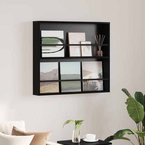  Polica za časopise Crni hrast 80 x 12 x 70 cm Konstruirano drvo Cijene