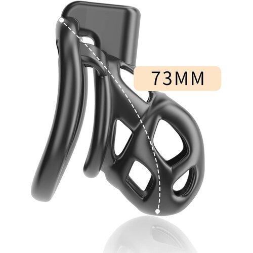 Sevanda Naja-Cobra Chastity Cage Black S Cene