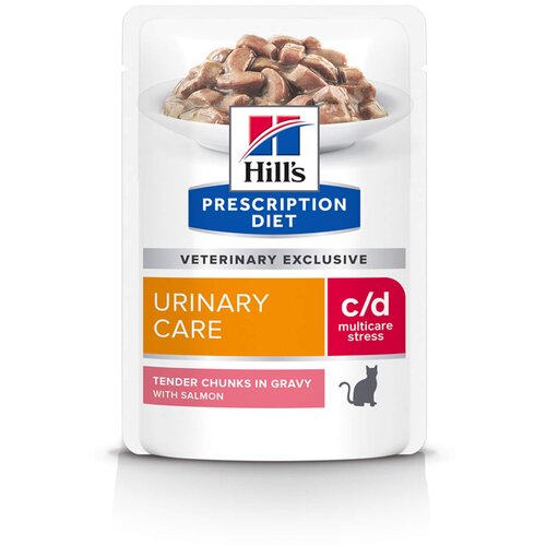 Hill’s PD Cat c/d Multicare Stress Urinary Care z lososom 85 g Cene