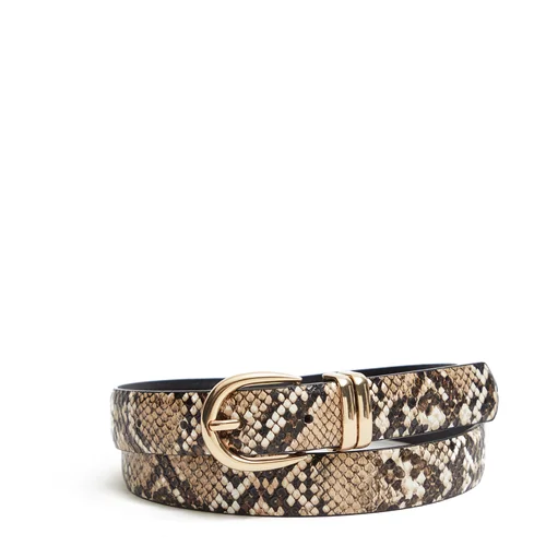 Orsay Light brown patterned women's belt - Women's