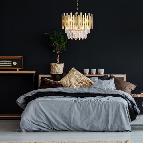  Luster na lancu ASPEN GOLD 6xE14/40W/230V Slike