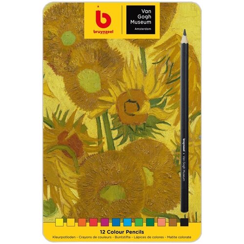 Bruynzeel drvene bojice Van Gogh Museum - Suncokreti u metalnoj kutiji 12 kom Cijene