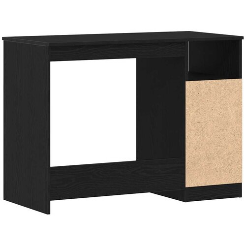  Radni stol s ladicama Crni hrast 102x50x76 cm Konstruirano drvo Slike