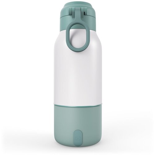 Kinderkraft GAJA prenosni grelnik - steklenička/termovka z baterijo 500 ml, zelena Slike