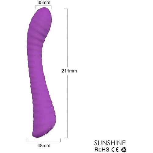 Sex HD Chomper - vodoodporni klitorisni in analni vibrator na baterije (vijolična) Slike