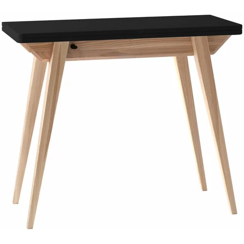 Ragaba Prirodni konzolni stol s crnom pločom 45x90 cm Envelope -