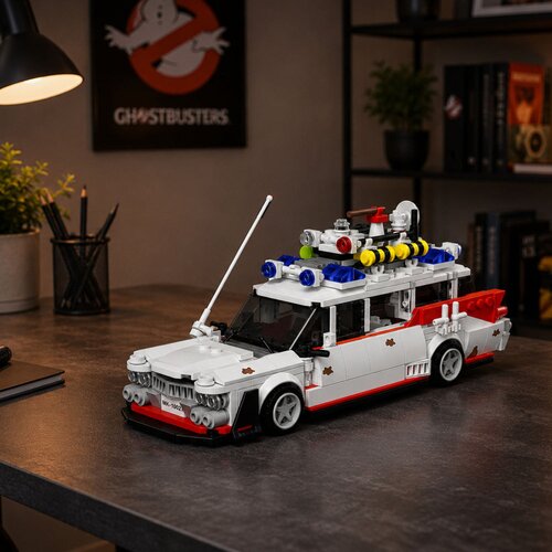  Kocke za sestavljanje avtomobila Ghost Bus s 631 elementom Slike
