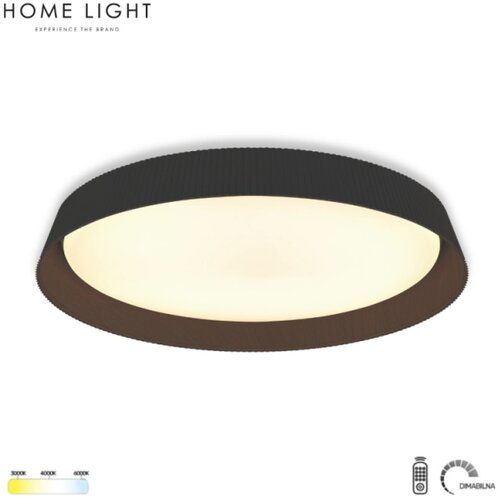 Solea 122 PLAFONSKA SVETILJKA 24/48W CCT CRNA/DRVO DIM Slike