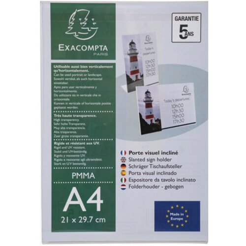  STALAK ZA 1 PROSPEKT STOLNI AKRILNI A4 "L" EXACOMPTA 84058D Cijene