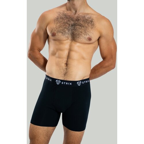 STRIX mu&amp;scaron;ke bokserice Essential 2 Pack Black XXXL Slike