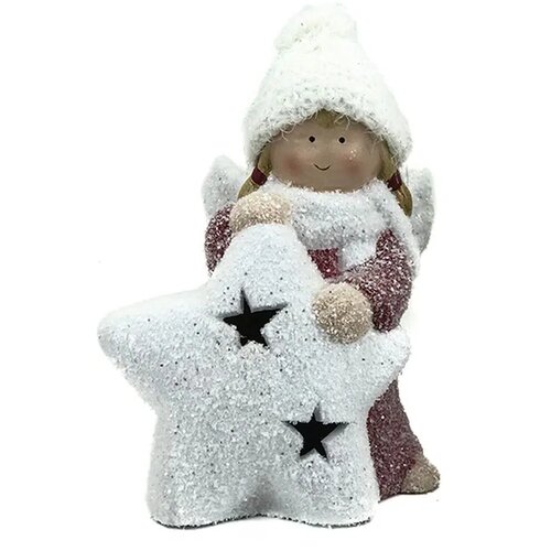  Willy small, novogodišnja dekoracija, devojčica i zvezda, 15cm ( 770303 ) Cene