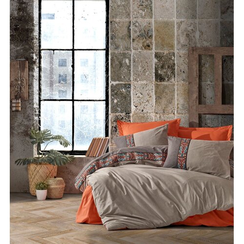  set posteljine True, 200x220 cm, narandžasto-smeđa Cijene