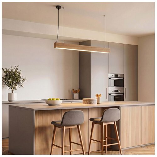 Brilagi LED Luster na sajli GARDALINE LED/100W/230V hrast Cene