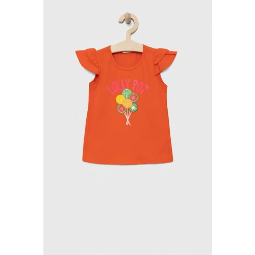 Birba Trybeyond Kratka majica za dojenčka oranžna barva