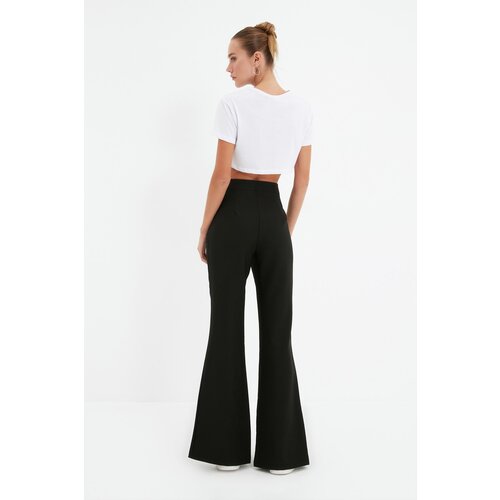 Trendyol black Straight Trousers Cene