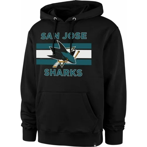 San Jose Sharks NHL Burnside Pullover Hoodie Jet Black L