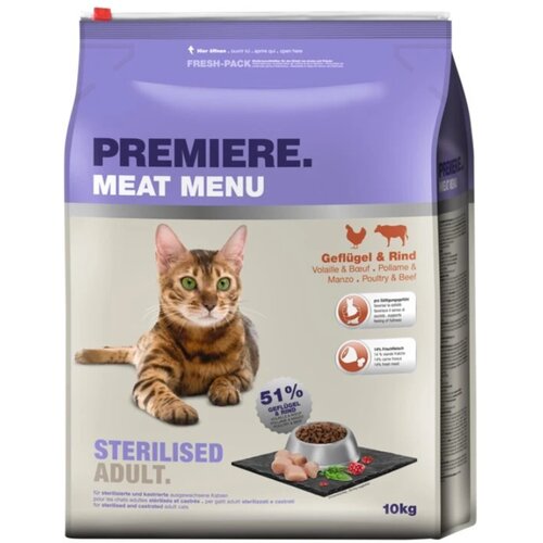 Premiere Cat Adult Sterilised perad i govedina 10 kg Cijene