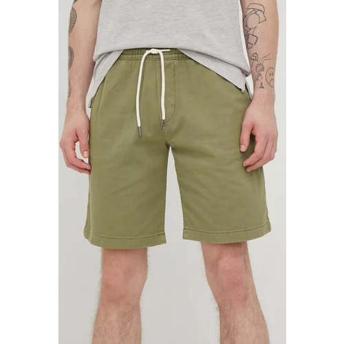 Tom Tailor Bombažne kratke hlače moško, zelena barva