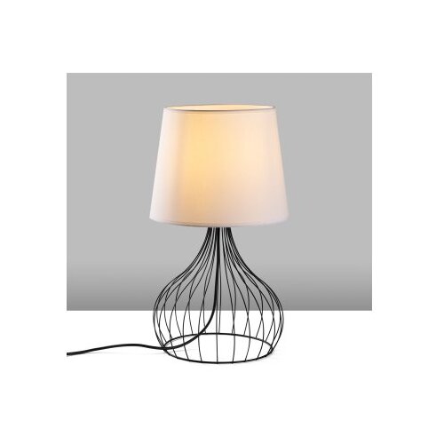 Opviq Stona lampa Telis-5394, 28x28x51 cm, IP20, Crno-bijela Slike