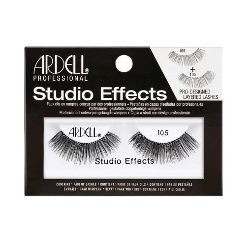 Ardell umjetne trepavice - Studio Effects Lashes Black 105 (65247)