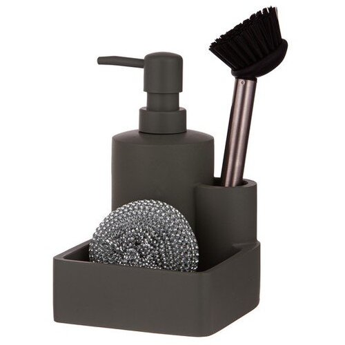 Ladelle Tamno sivi držač za deterdžente od polyresina Essentials – Cene
