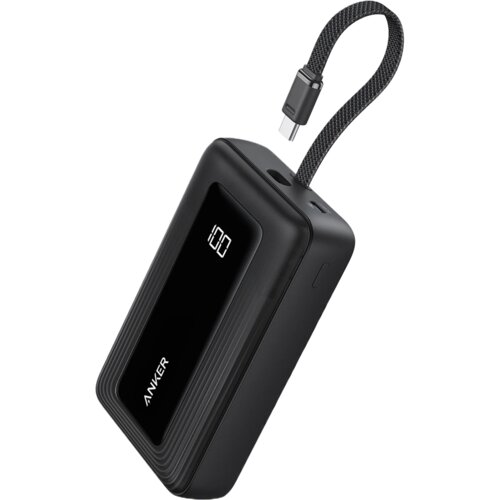 Anker Power Bank (20K, 30W, Built-In USB-C Cable) Black Cijene