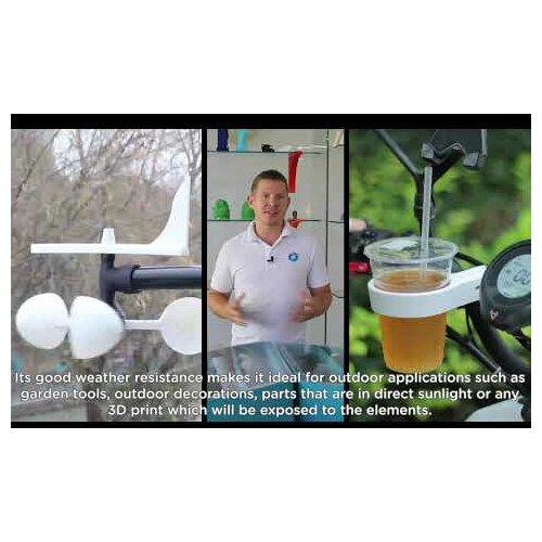 Polymaker PolyLite ASA White - 1,75 mm / 1000 g Slike