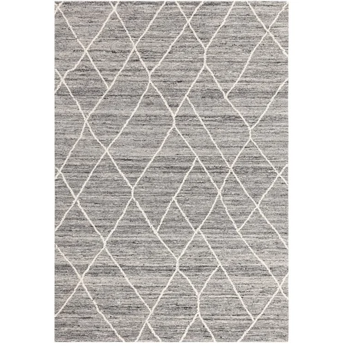 Asiatic Carpets Sivi vuneni tepih 160x230 cm Noah –