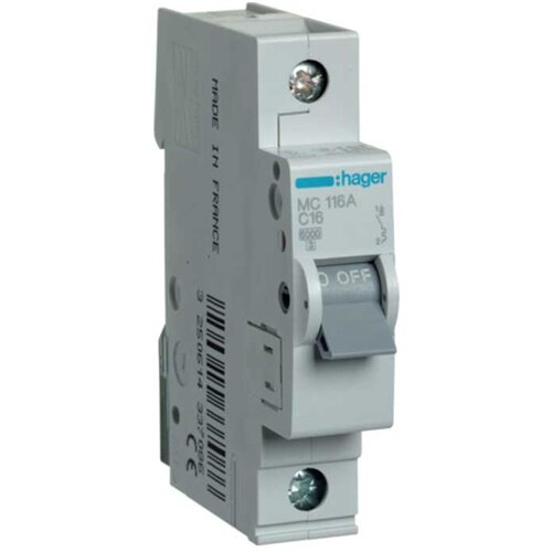 HAGER AUTOMATSKI OSIGURAČ 10A 1P B,6KA Cijene