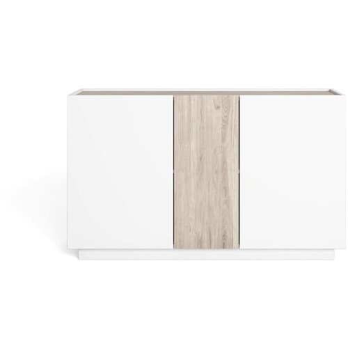 Marckeric Bela/naravna omarica v hrastovem dekorju 130x78 cm Udine – Marckeric Cene