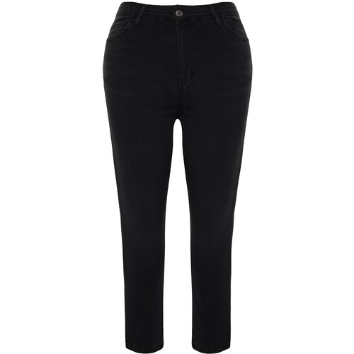 Trendyol Curve Black Slimming Effect Super High Waist Skinny Jeans Slike