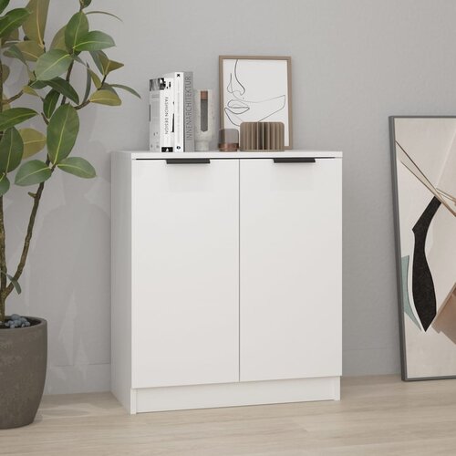 vidaXL komoda bela 60x30x70 cm konstruiran les Cene