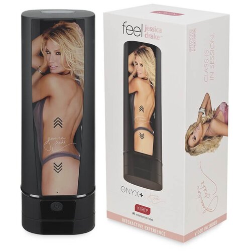 KIIROO Onyx 2 Jessica Drake - interaktivni masturbator z možnostjo polnjenja (črn) Cene
