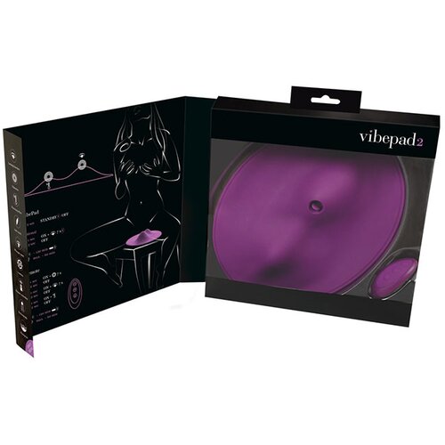 You2Toys 2 - punjivi, radio, vibrator za podlogu za lizanje (ljubičasta) Slike
