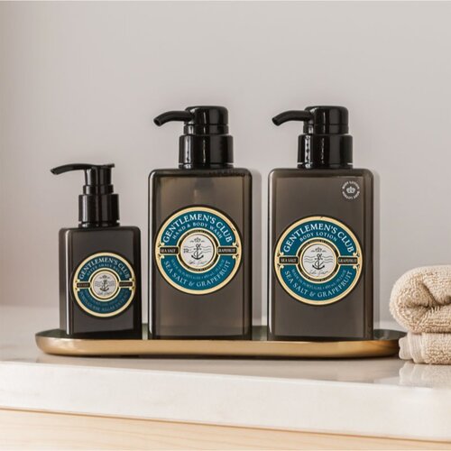 Castelbel Gentlemen&amp;#039;s Club Sea Salt &amp;amp; Grapefruit tekoče milo za roke in telo 450 ml Slike