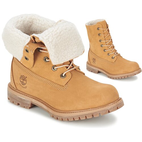Timberland AUTHENTICS TEDDY FLEECE WP FOLD DOWN Bež Slike