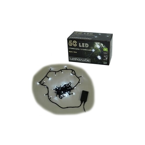  60 Led lampice bele 8 funkcija Cene