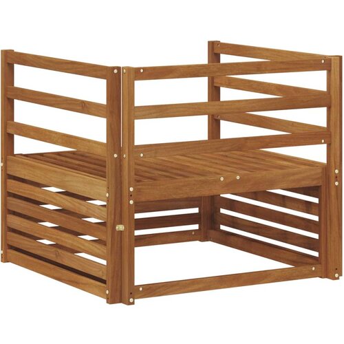  2 Komad Sofa s naslonima Prirodna - Prirodna vodoravne letvice Slike