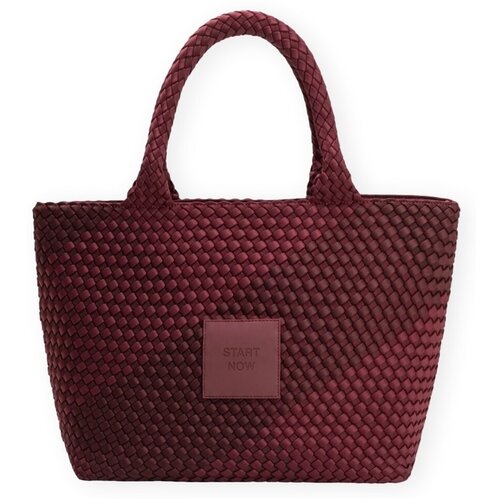 Verb To Do Ročne torbice Neoprene Large Bag - Start Now Bordo Cene