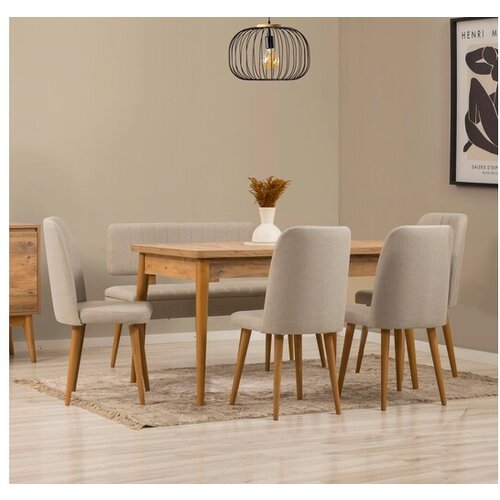 Hanah home Trpezarijski sto i stolice Vina 869VEL8757 Cene