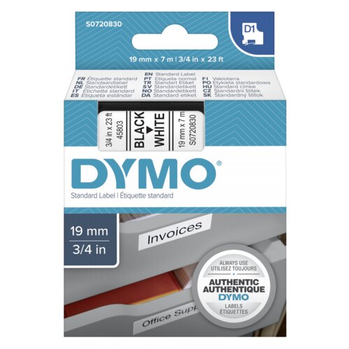 Dymo D1 19mm Black/White labels 45803 Cijene