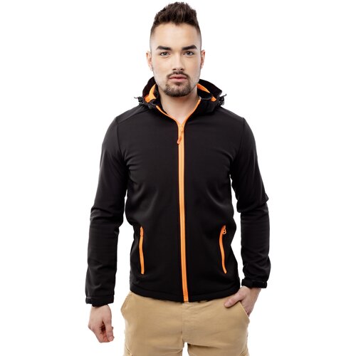 Glano Men&amp;#039;s Hooded Jacket - Black Slike