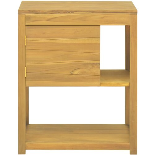 Maison Chic Kopalniška omarica - Kopalniški kabinet 60x40x75 cm trdna tikovina, (21794816) Cene
